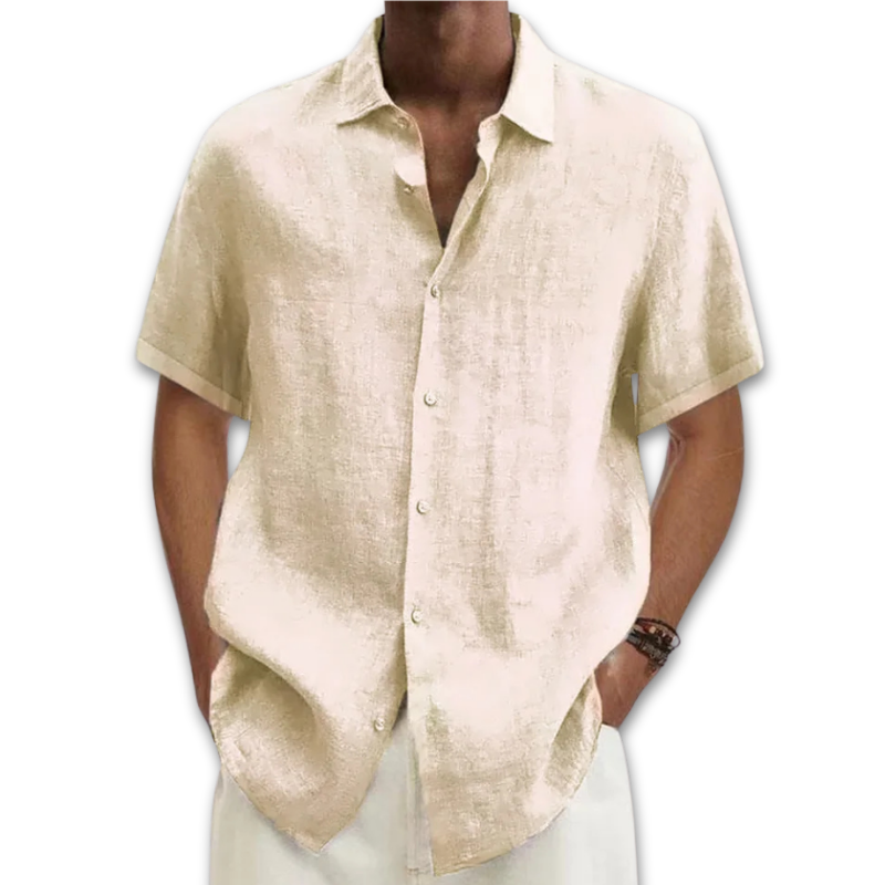 The Relaxed Cotton-Linen Shirt