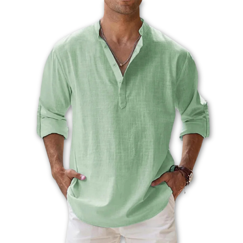 The Relaxed Linen Henley