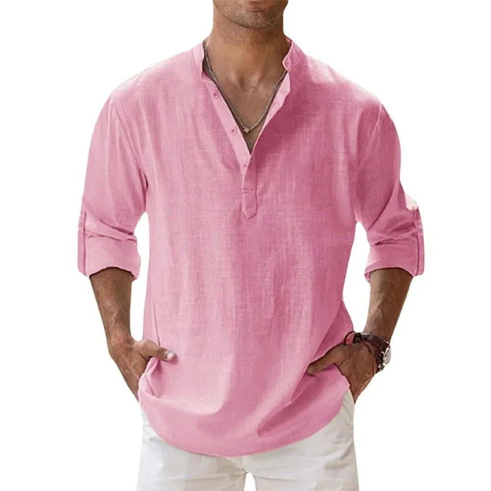 The Relaxed Linen Henley