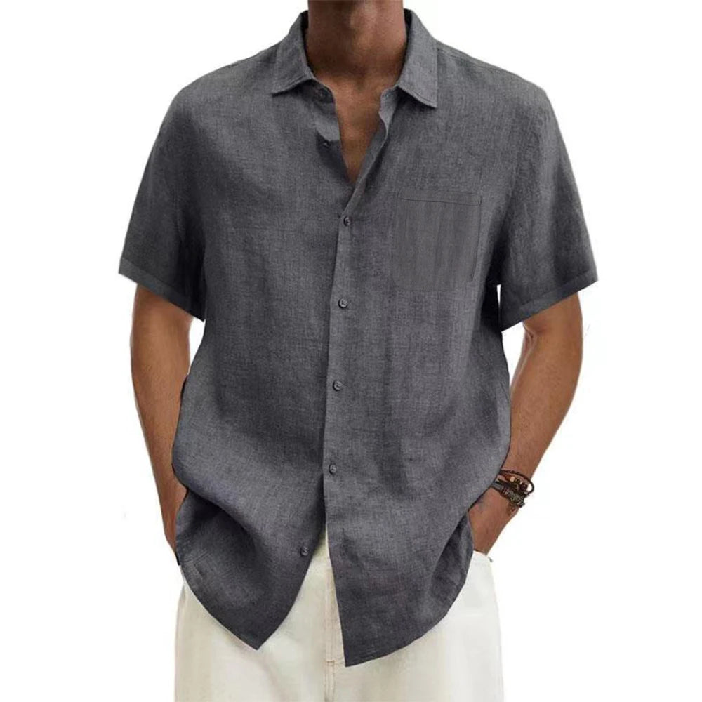The Relaxed Cotton-Linen Shirt