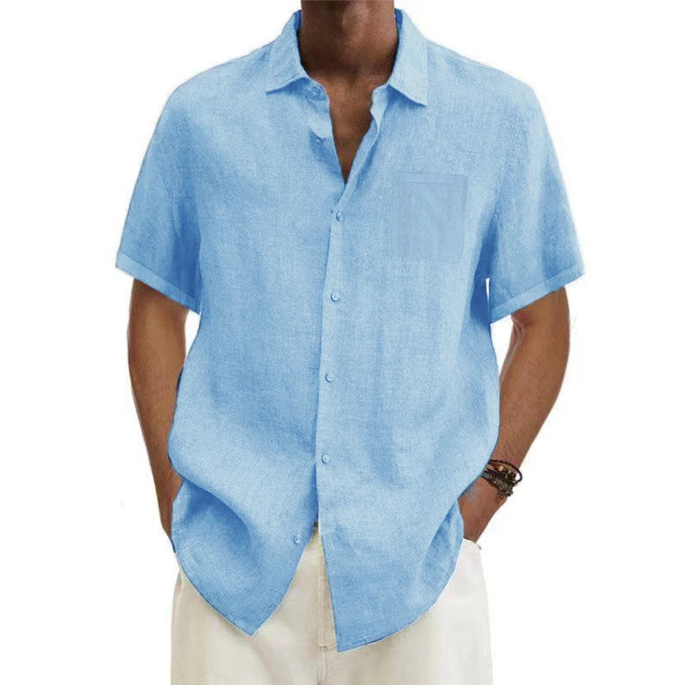 The Relaxed Cotton-Linen Shirt